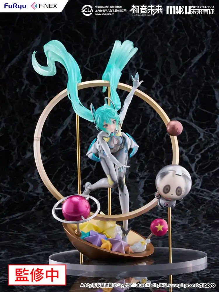 Hatsune Miku F:NEX 1/7 Miku with You 2024 Ver. PVC szobor figura 29 cm termékfotó