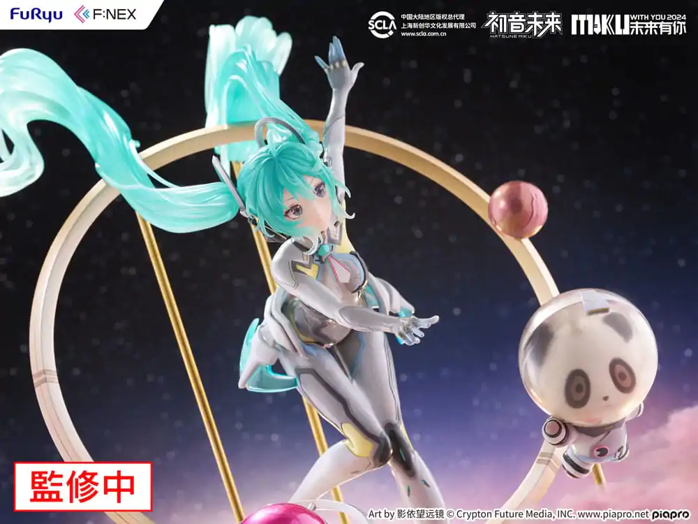 Hatsune Miku F:NEX 1/7 Miku with You 2024 Ver. PVC szobor figura 29 cm termékfotó