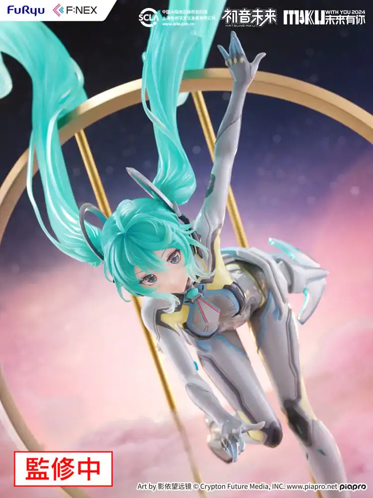 Hatsune Miku F:NEX 1/7 Miku with You 2024 Ver. PVC szobor figura 29 cm termékfotó