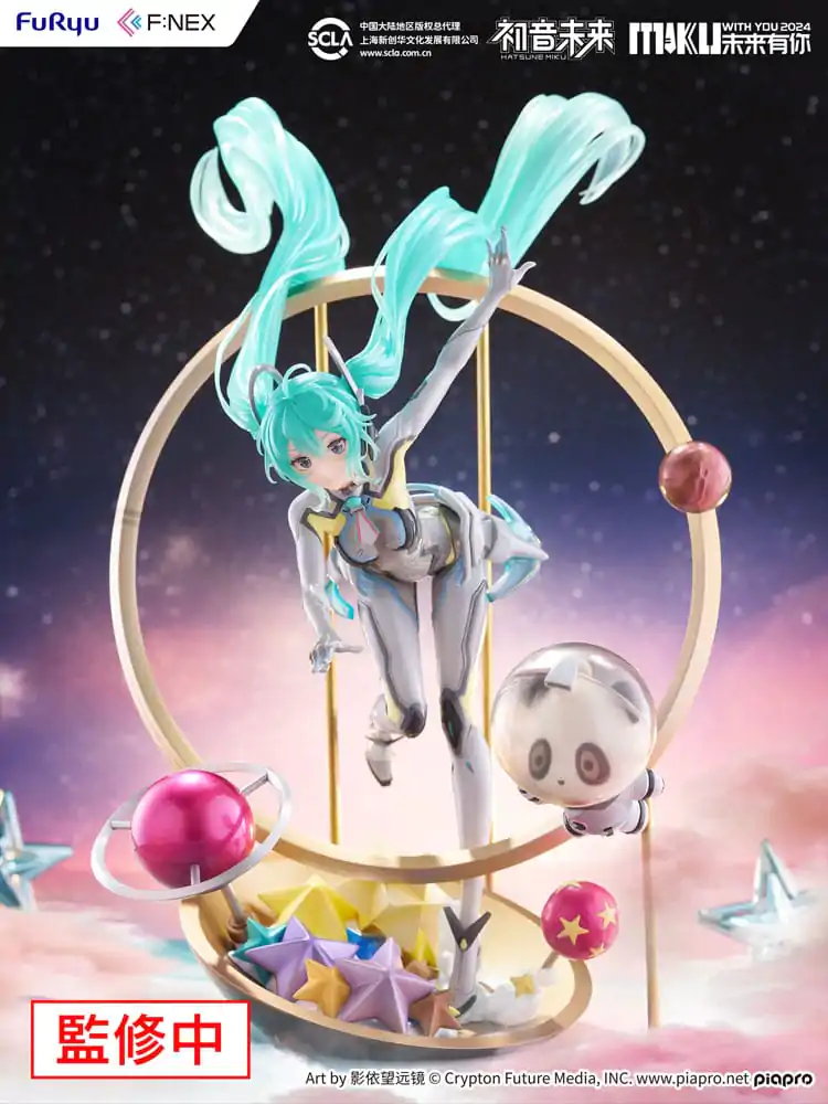 Hatsune Miku F:NEX 1/7 Miku with You 2024 Ver. PVC szobor figura 29 cm termékfotó