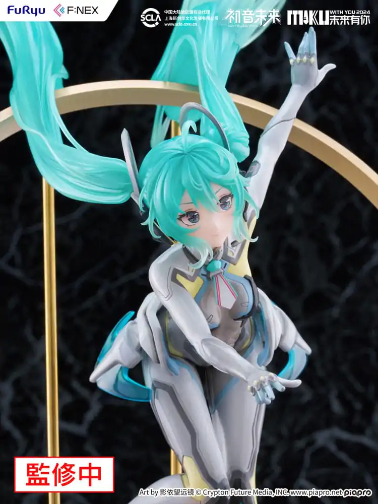 Hatsune Miku F:NEX 1/7 Miku with You 2024 Ver. PVC szobor figura 29 cm termékfotó