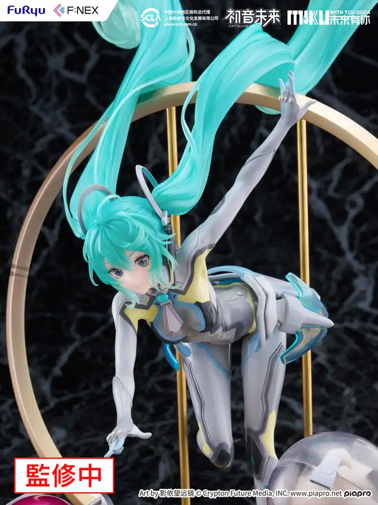 Hatsune Miku F:NEX 1/7 Miku with You 2024 Ver. PVC szobor figura 29 cm termékfotó