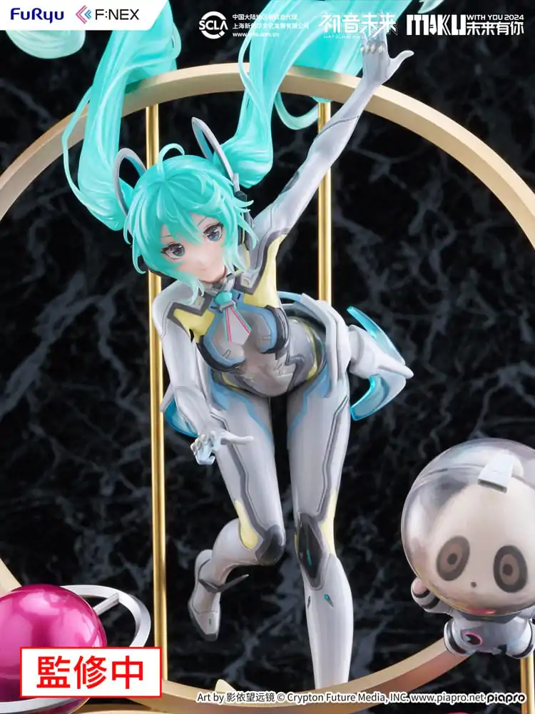 Hatsune Miku F:NEX 1/7 Miku with You 2024 Ver. PVC szobor figura 29 cm termékfotó