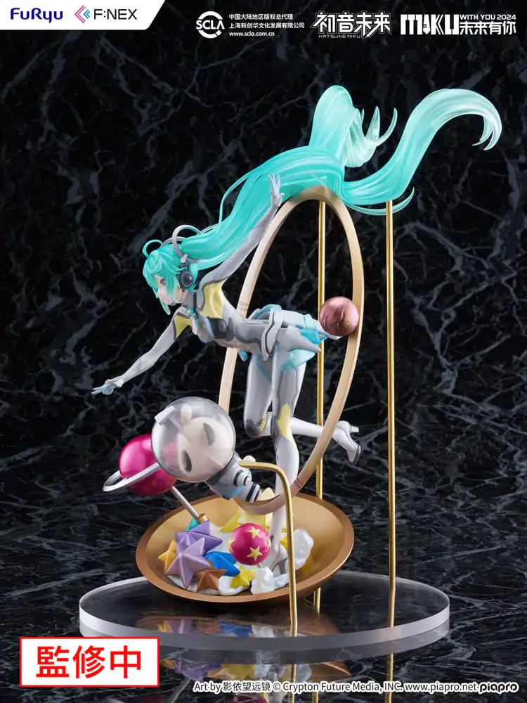 Hatsune Miku F:NEX 1/7 Miku with You 2024 Ver. PVC szobor figura 29 cm termékfotó