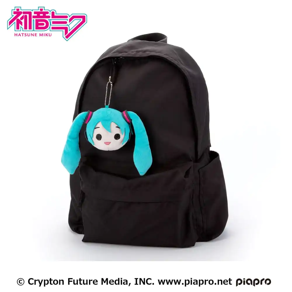 Hatsune Miku Face plüss kulcstartó 13 cm termékfotó