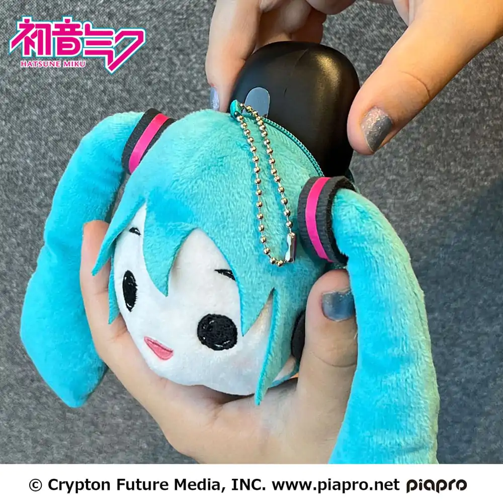 Hatsune Miku Face plüss kulcstartó 13 cm termékfotó