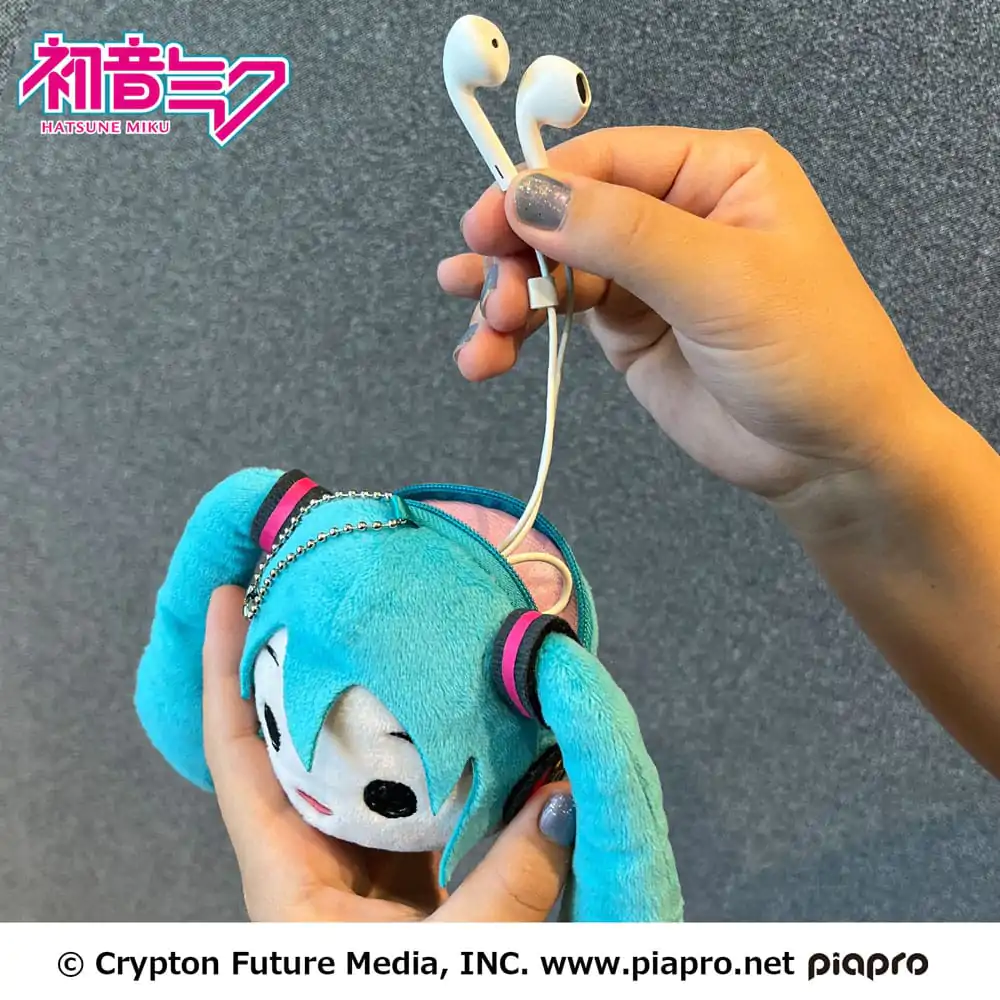 Hatsune Miku Face plüss kulcstartó 13 cm termékfotó