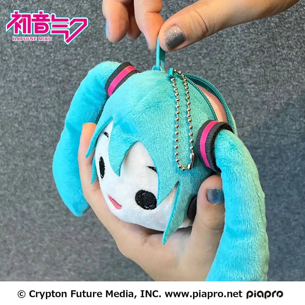 Hatsune Miku Face plüss kulcstartó 13 cm termékfotó