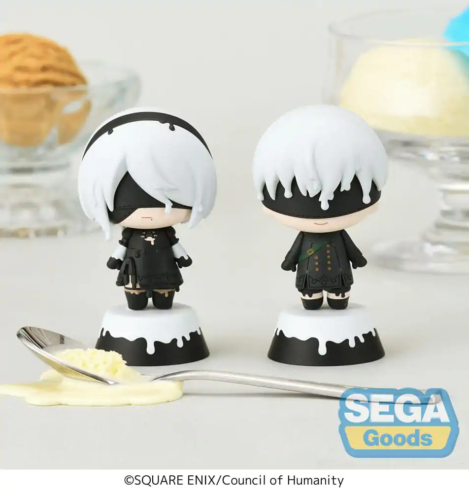 Hatsune Miku figura 2B &amp; 9S 2 db-os figura csomag 7 cm termékfotó