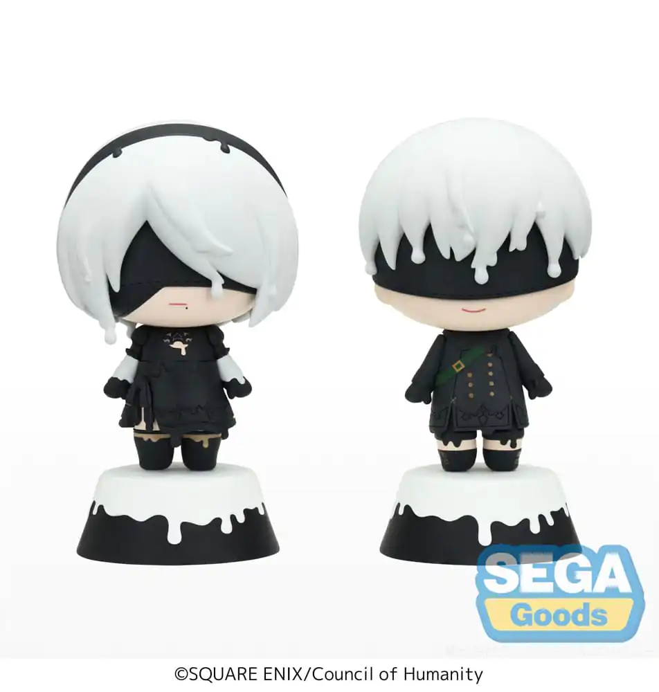Hatsune Miku figura 2B &amp; 9S 2 db-os figura csomag 7 cm termékfotó