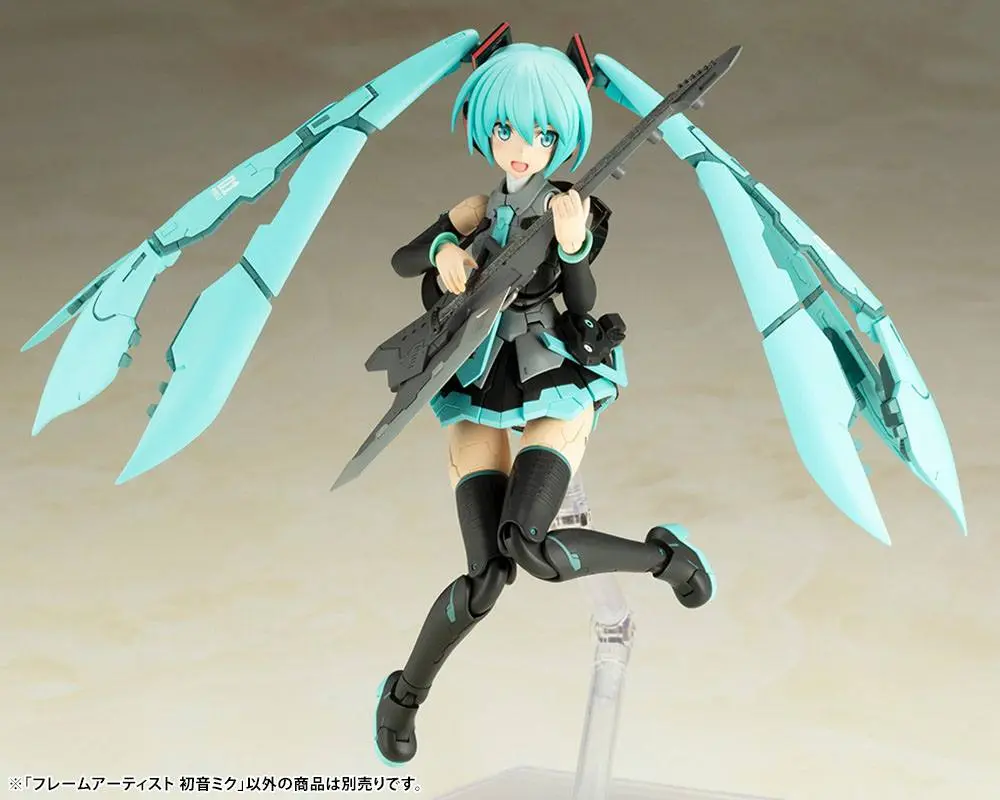 Hatsune Miku Frame Arms 1/100 Frame Music Girl Hatsune Miku Műanyag modell készlet 16 cm termékfotó