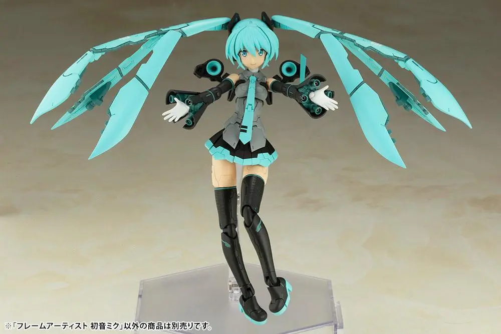 Hatsune Miku Frame Arms 1/100 Frame Music Girl Hatsune Miku Műanyag modell készlet 16 cm termékfotó