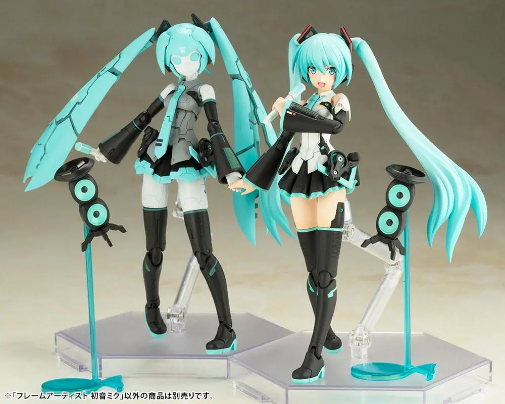 Hatsune Miku Frame Arms 1/100 Frame Music Girl Hatsune Miku Műanyag modell készlet 16 cm termékfotó