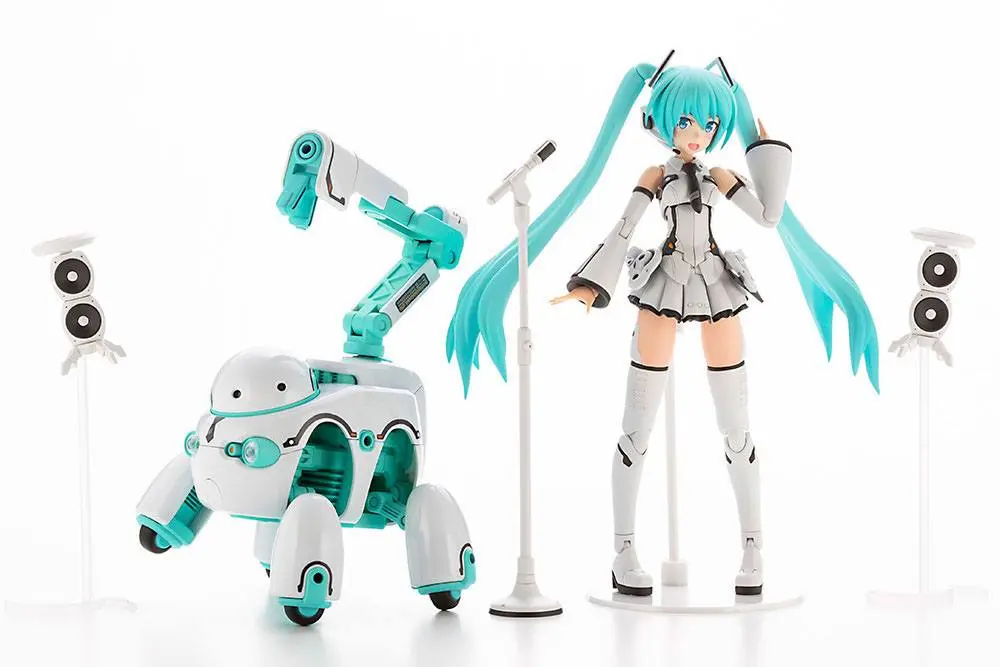 Hatsune Miku Frame Arms Girl Music Girl Hatsune Miku (Maruttoys Ver.) &amp; Tamotu (Miku Ver.) Műanyag modell készlet 15 cm termékfotó