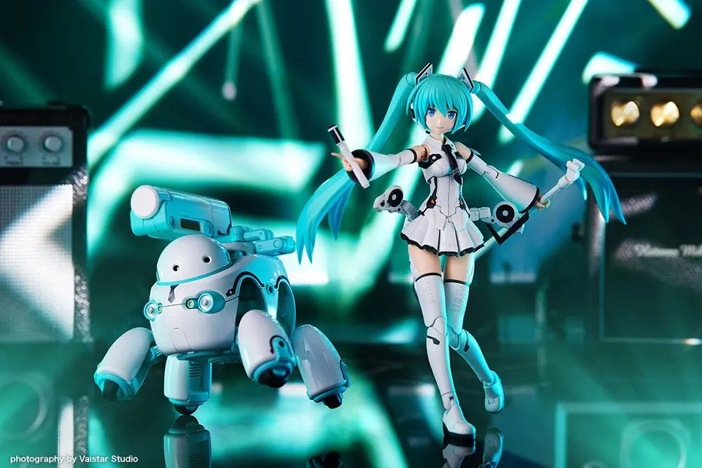 Hatsune Miku Frame Arms Girl Music Girl Hatsune Miku (Maruttoys Ver.) &amp; Tamotu (Miku Ver.) Műanyag modell készlet 15 cm termékfotó