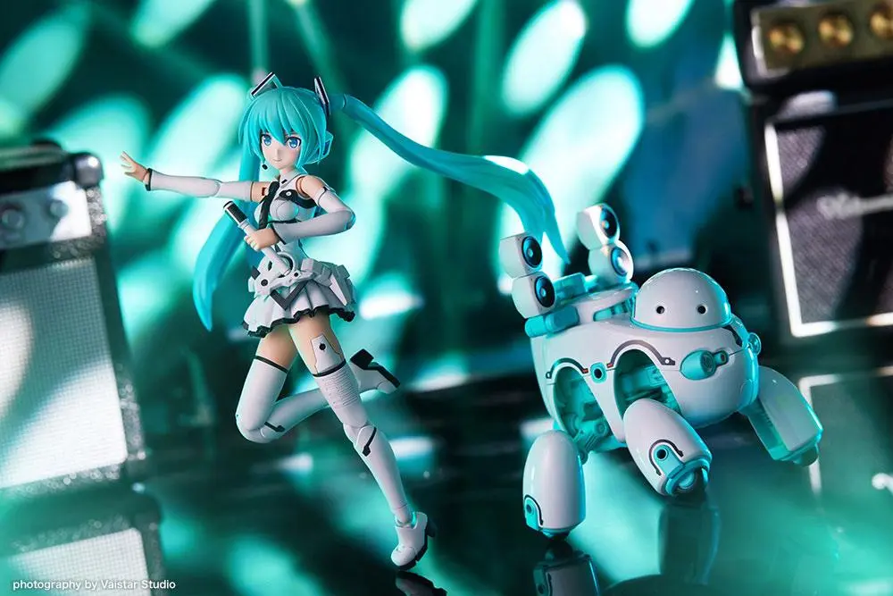 Hatsune Miku Frame Arms Girl Music Girl Hatsune Miku (Maruttoys Ver.) &amp; Tamotu (Miku Ver.) Műanyag modell készlet 15 cm termékfotó