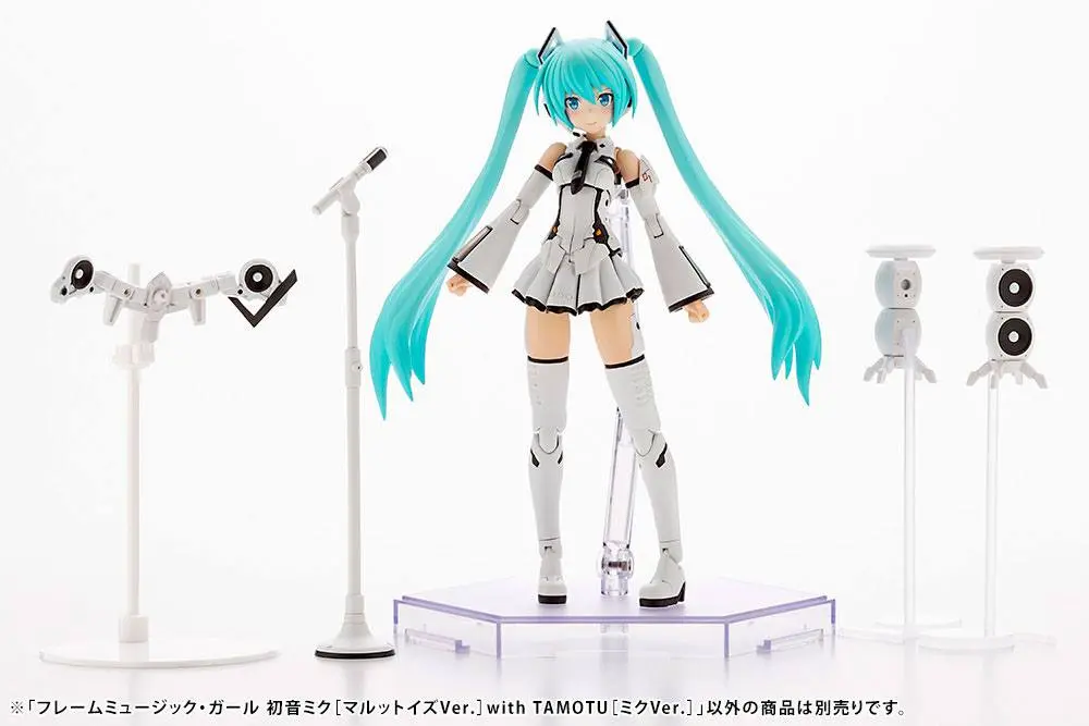 Hatsune Miku Frame Arms Girl Music Girl Hatsune Miku (Maruttoys Ver.) &amp; Tamotu (Miku Ver.) Műanyag modell készlet 15 cm termékfotó