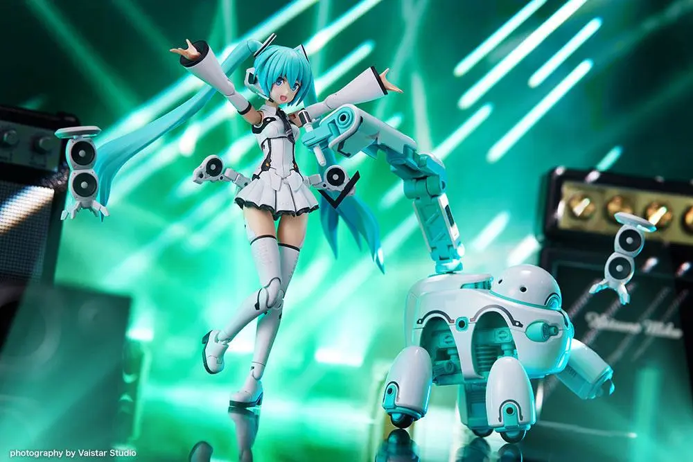 Hatsune Miku Frame Arms Girl Music Girl Hatsune Miku (Maruttoys Ver.) &amp; Tamotu (Miku Ver.) Műanyag modell készlet 15 cm termékfotó