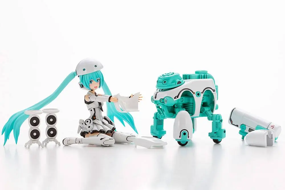 Hatsune Miku Frame Arms Girl Music Girl Hatsune Miku (Maruttoys Ver.) &amp; Tamotu (Miku Ver.) Műanyag modell készlet 15 cm termékfotó