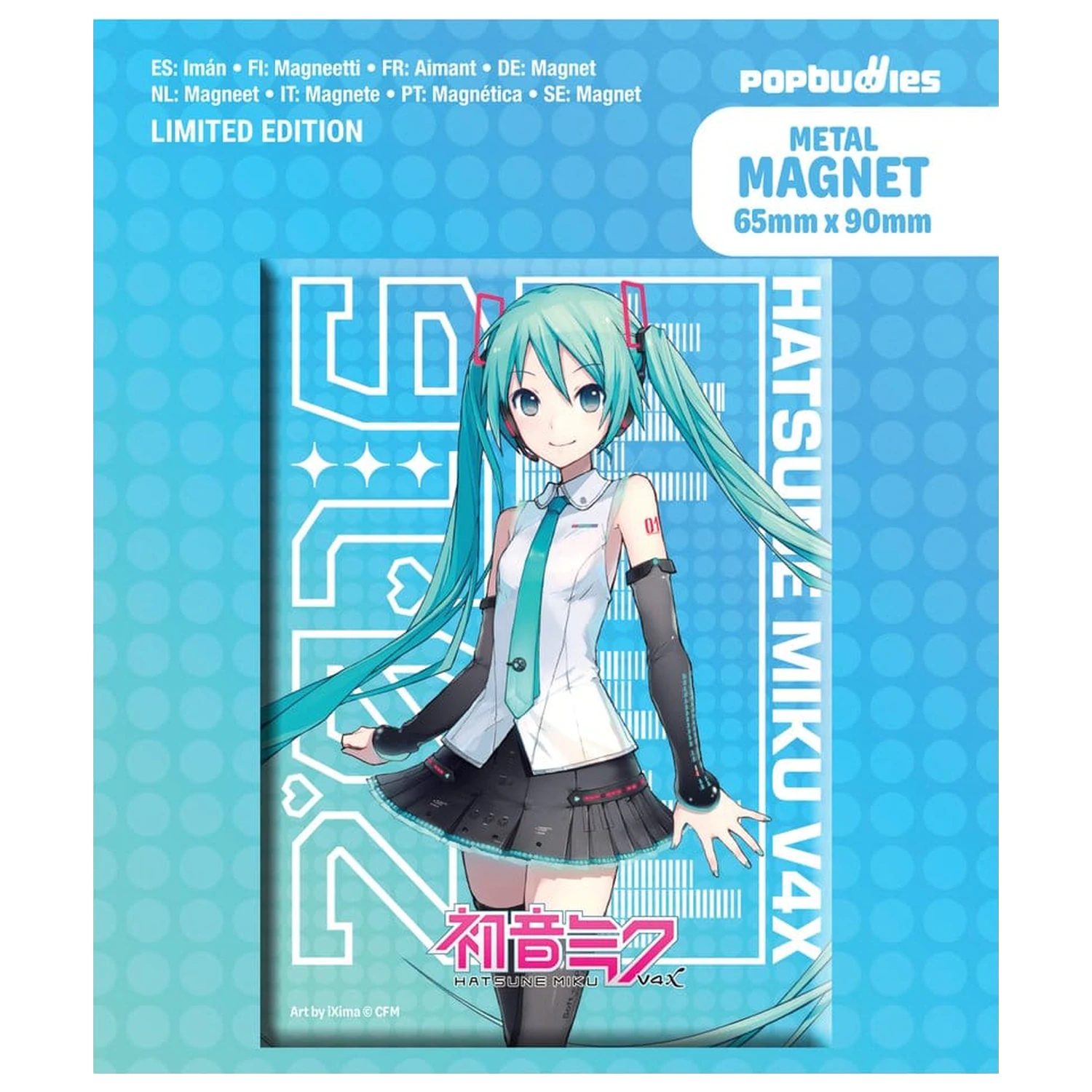 Hatsune Miku Fridge V4x hűtőmágnes  termékfotó