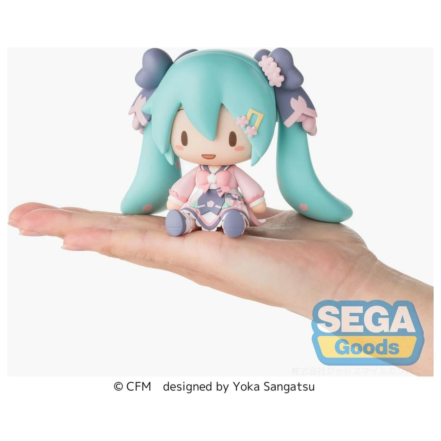 Hatsune Miku fuwa petit Chibi figura "New Semester" 8 cm termékfotó