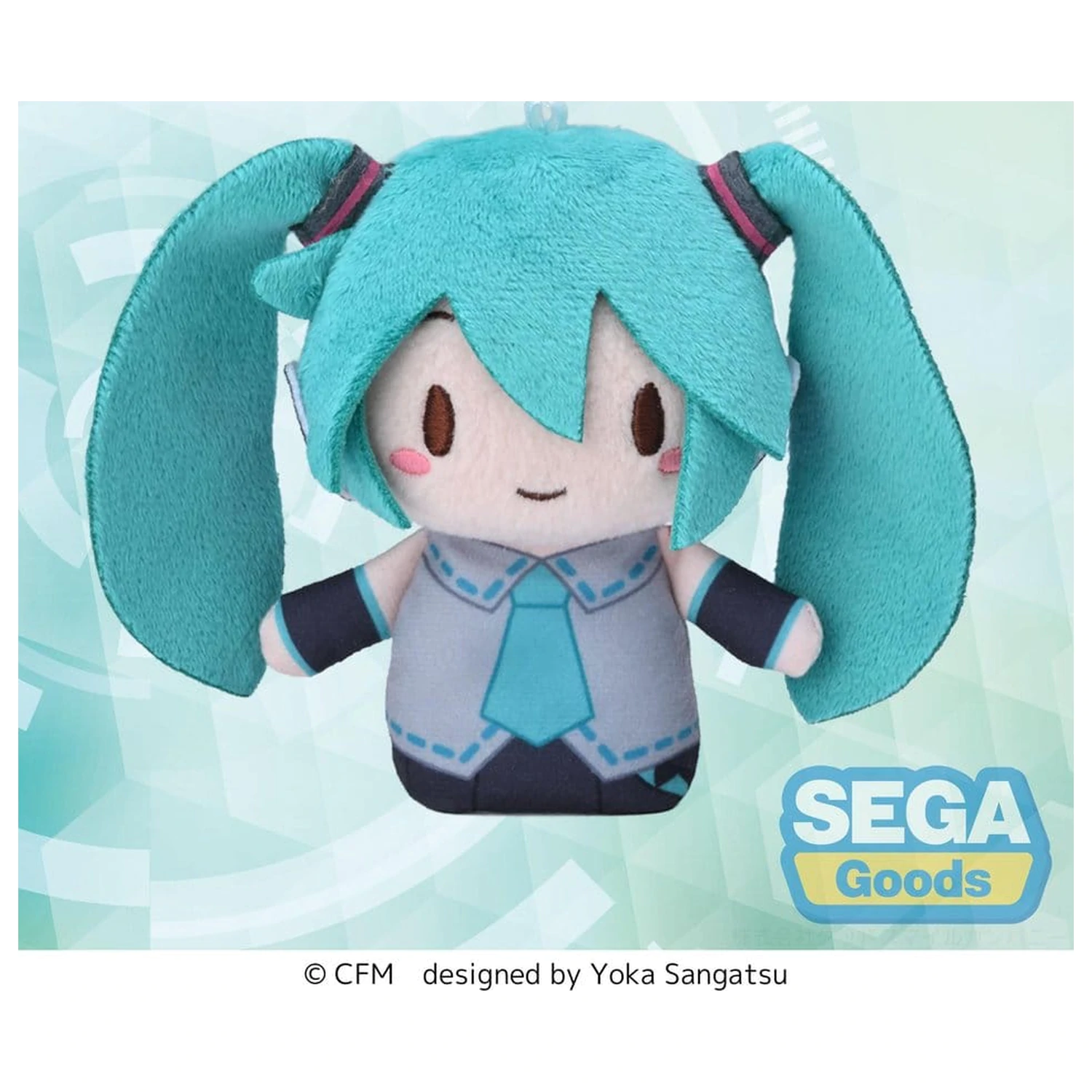 Hatsune Miku Fuwa Petit plüss figura Finger Mascot 10 cm termékfotó