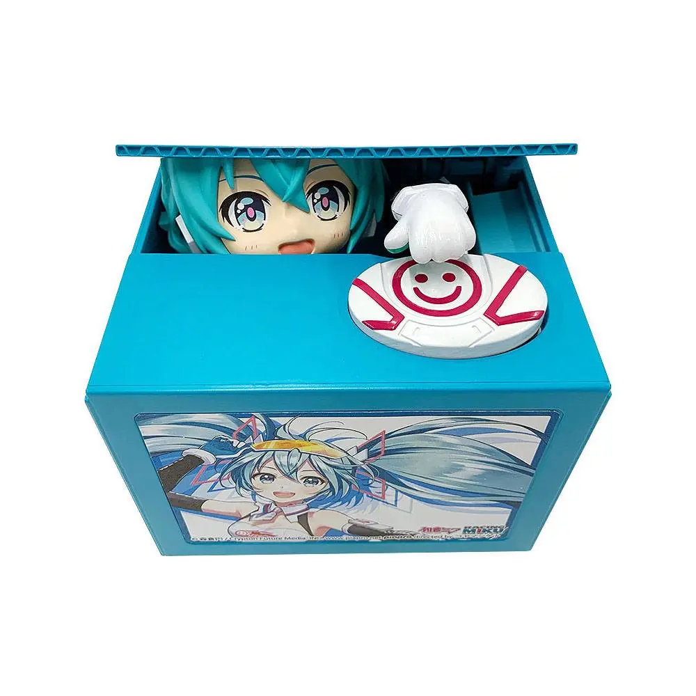 Hatsune Miku GT Project beszélő persely Racing Miku 2021 Ver. Chatting Bank 007 beszélő persely 12 cm termékfotó