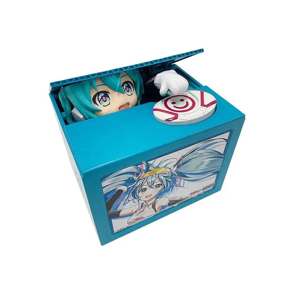 Hatsune Miku GT Project beszélő persely Racing Miku 2021 Ver. Chatting Bank 007 beszélő persely 12 cm termékfotó