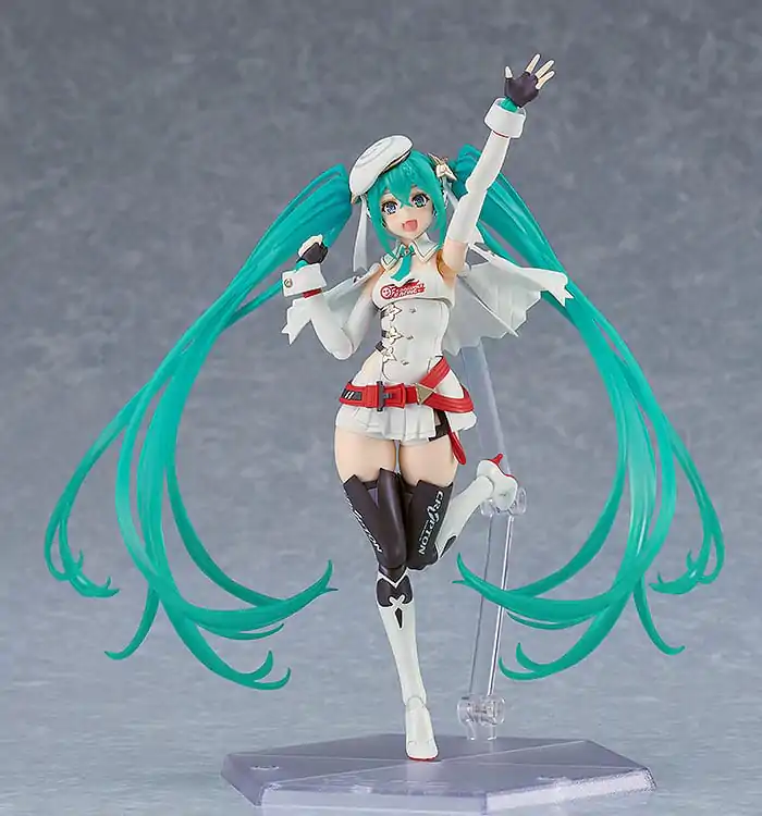 Hatsune Miku GT Project Figma akciófigura Racing Miku 2023 Ver. 15 cm termékfotó