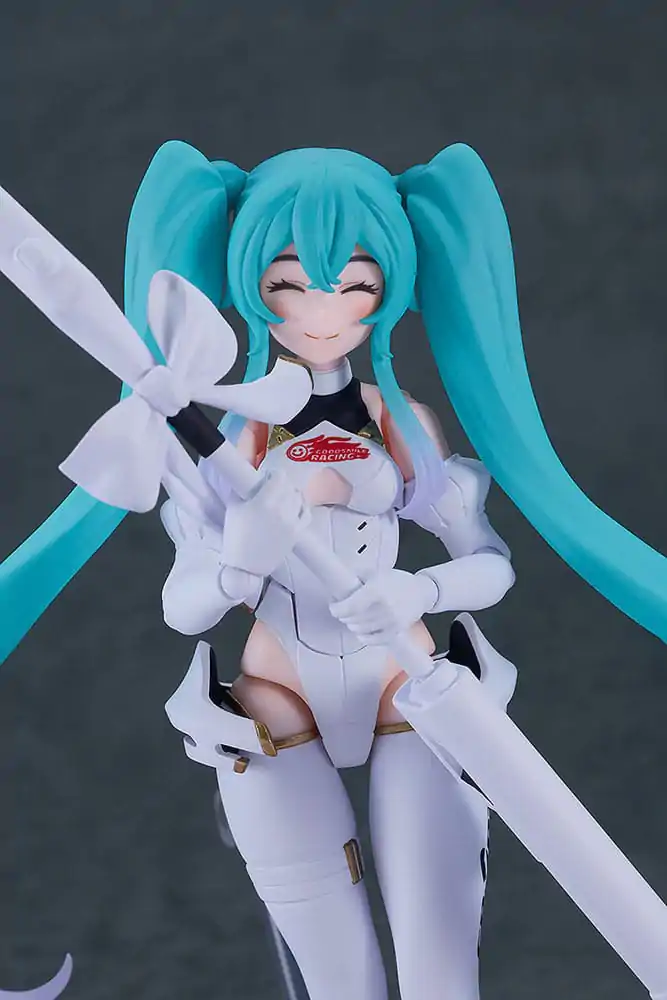 Hatsune Miku GT Project Figma akciófigura Racing Miku 2024 Ver. 16 cm termékfotó