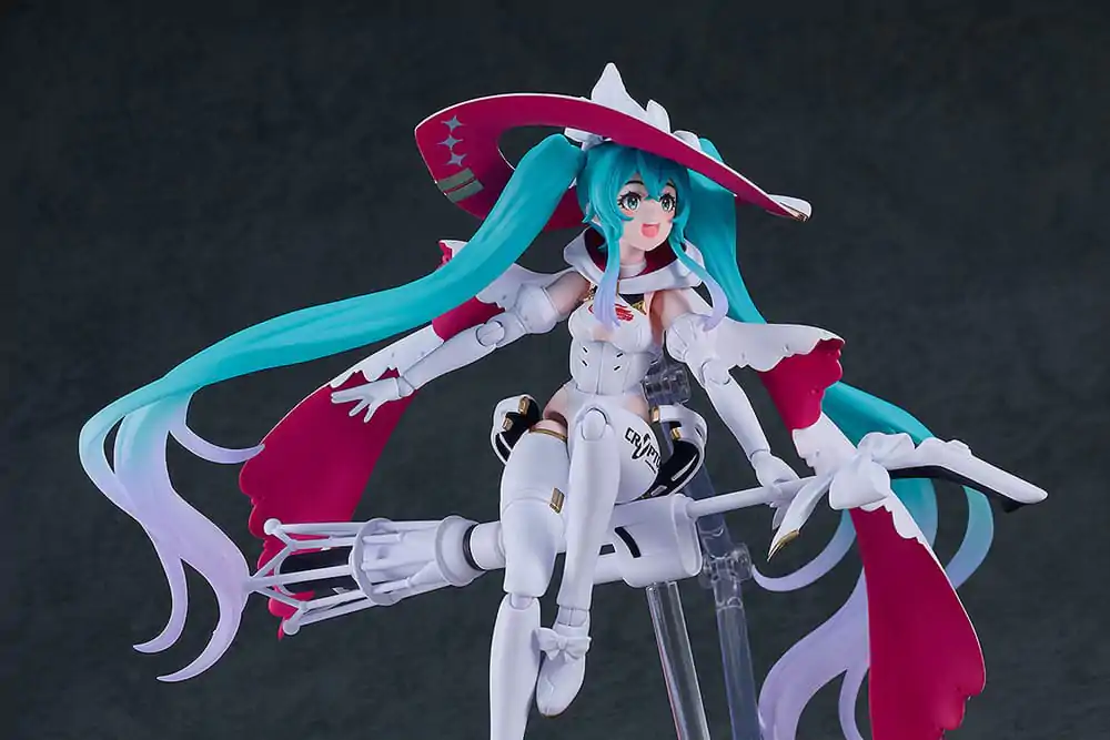 Hatsune Miku GT Project Figma akciófigura Racing Miku 2024 Ver. 16 cm termékfotó