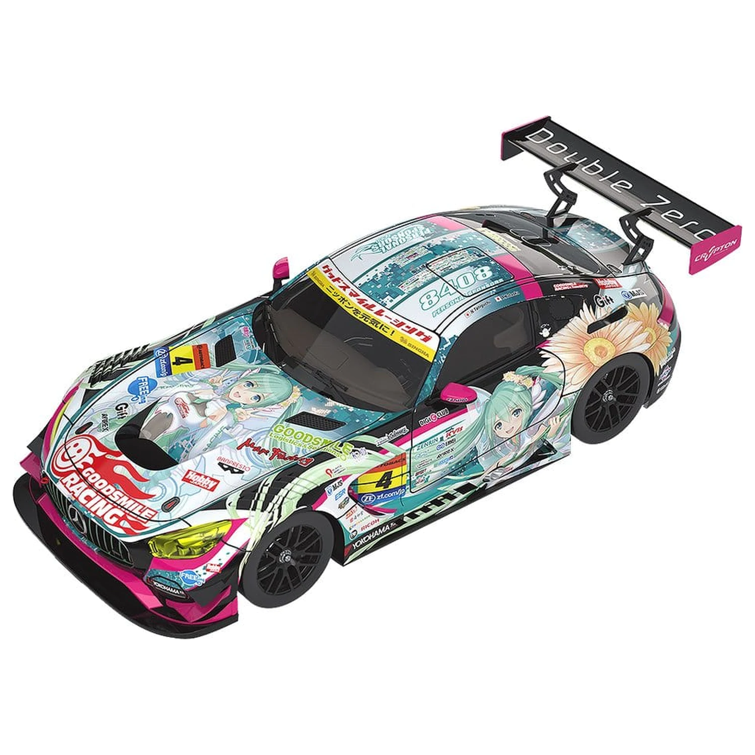 Hatsune Miku GT Project jármű 1/18 Good Smile Hatsune Miku AMG 2017 SUPER GT Ver. 26 cm termékfotó
