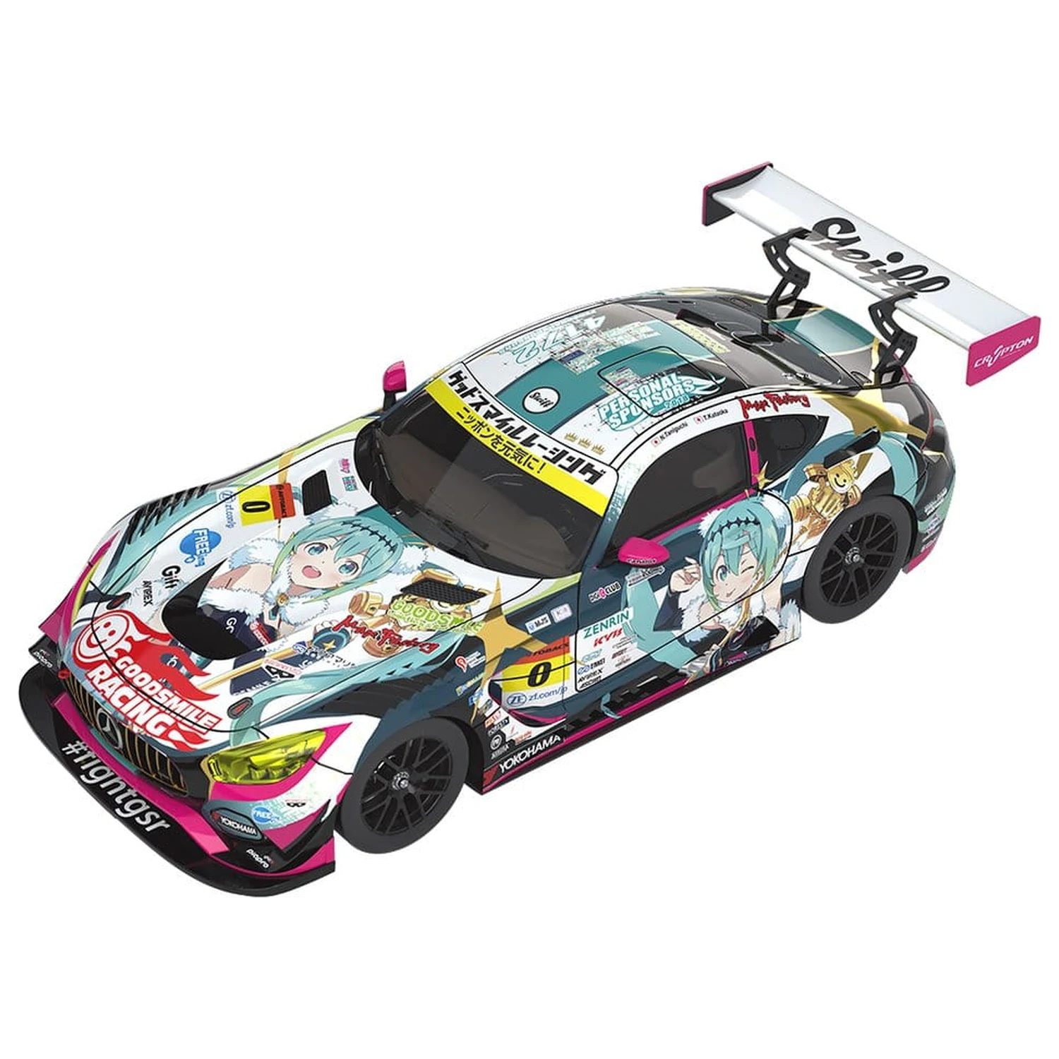 Hatsune Miku GT Project jármű 1/18 Good Smile Hatsune Miku AMG 2018 Final Race Ver. 26 cm termékfotó