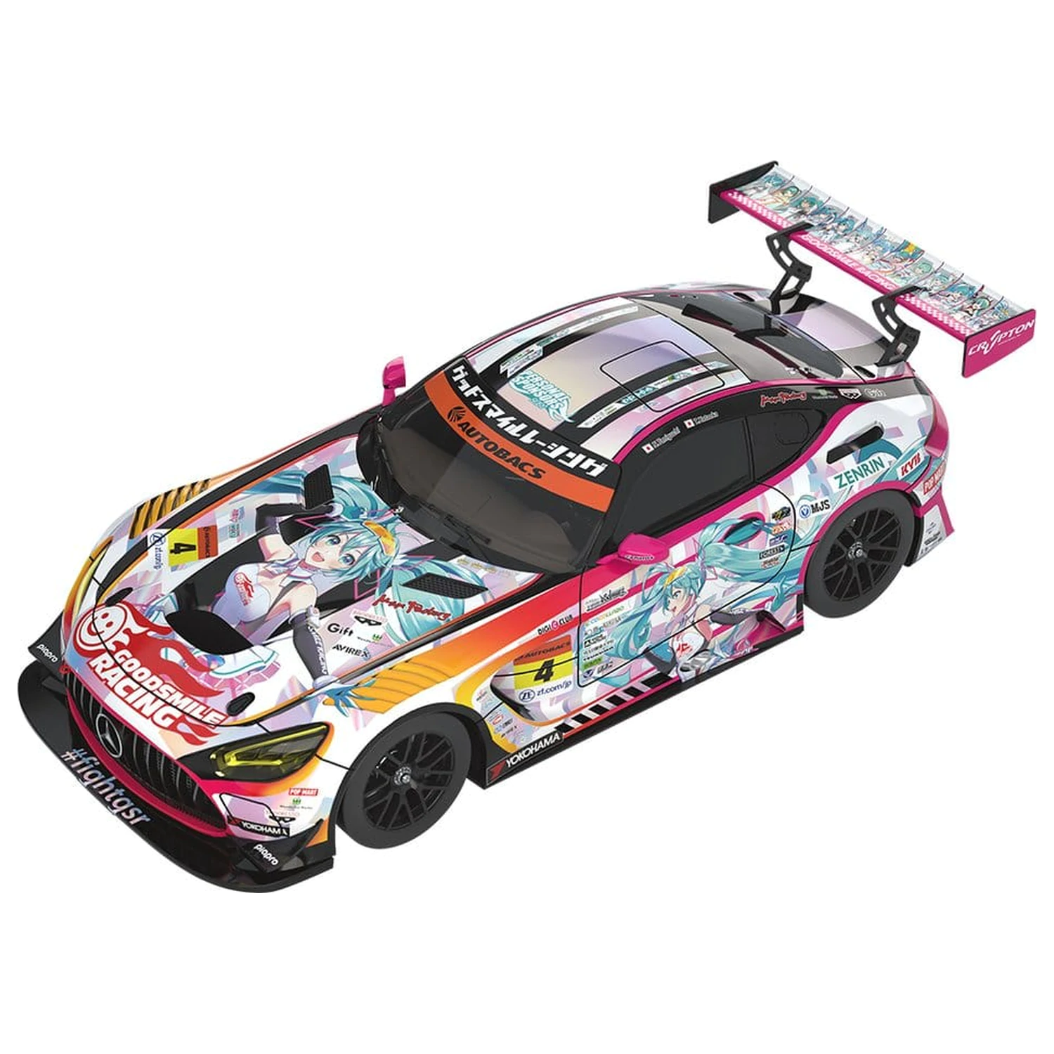 Hatsune Miku GT Project jármű 1/18 Good Smile Hatsune Miku AMG 2021 SUPER GT 100th Race Commemorative Ver. 26 cm termékfotó