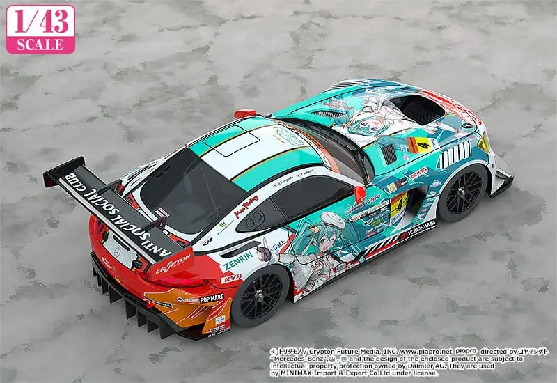 Hatsune Miku GT Project Vehicle 1/43 Hatsune Miku AMG 2023 Season Opening Ver. 11 cm termékfotó