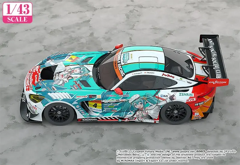 Hatsune Miku GT Project Vehicle 1/43 Hatsune Miku AMG 2023 Season Opening Ver. 11 cm termékfotó