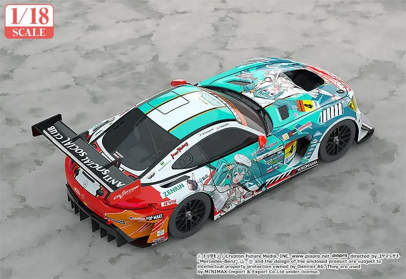Hatsune Miku GT Project Vehicle 1/18 Hatsune Miku AMG 2023 Season Opening Ver. 26 cm termékfotó