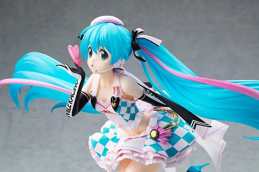 Hatsune Miku GT Project1/7 Racing Miku 2019 Side Key Visual Ver. szobor figura 21 cm termékfotó