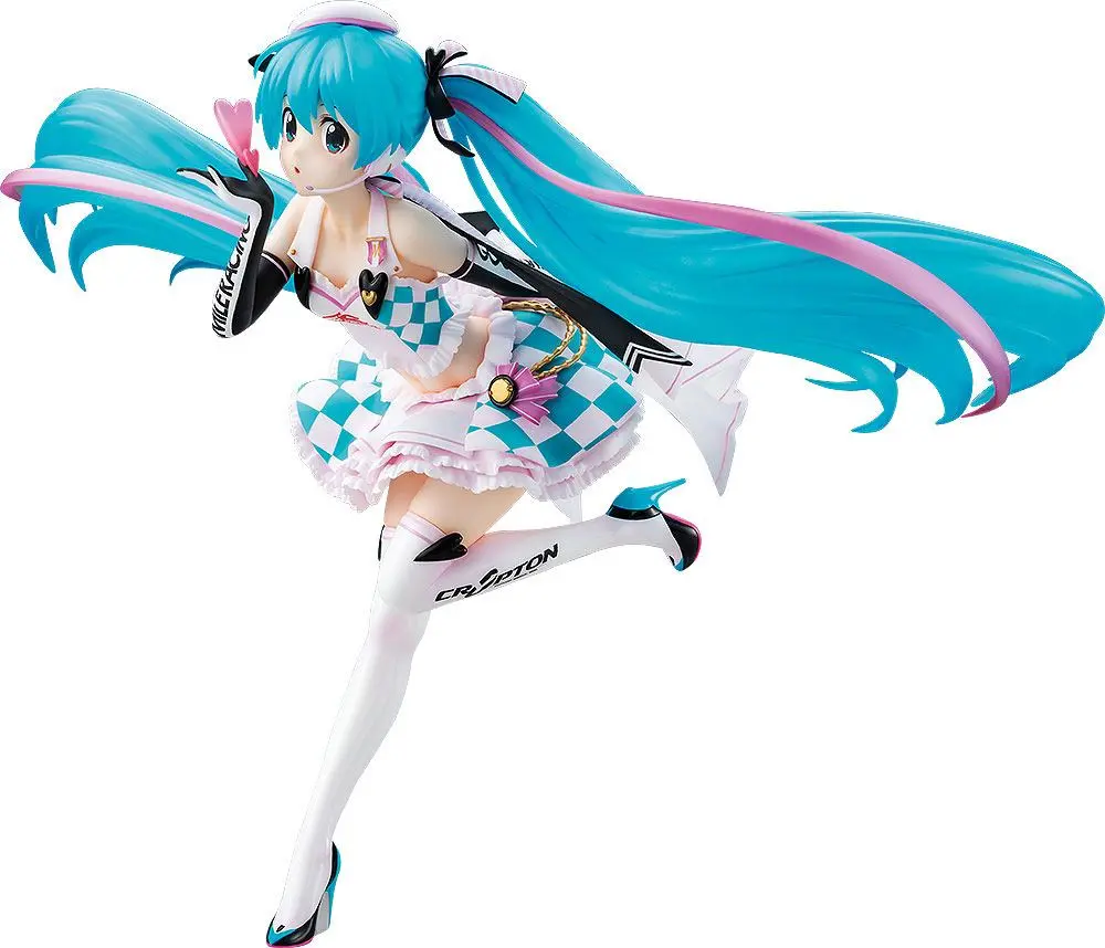 Hatsune Miku GT Project1/7 Racing Miku 2019 Side Key Visual Ver. szobor figura 21 cm termékfotó