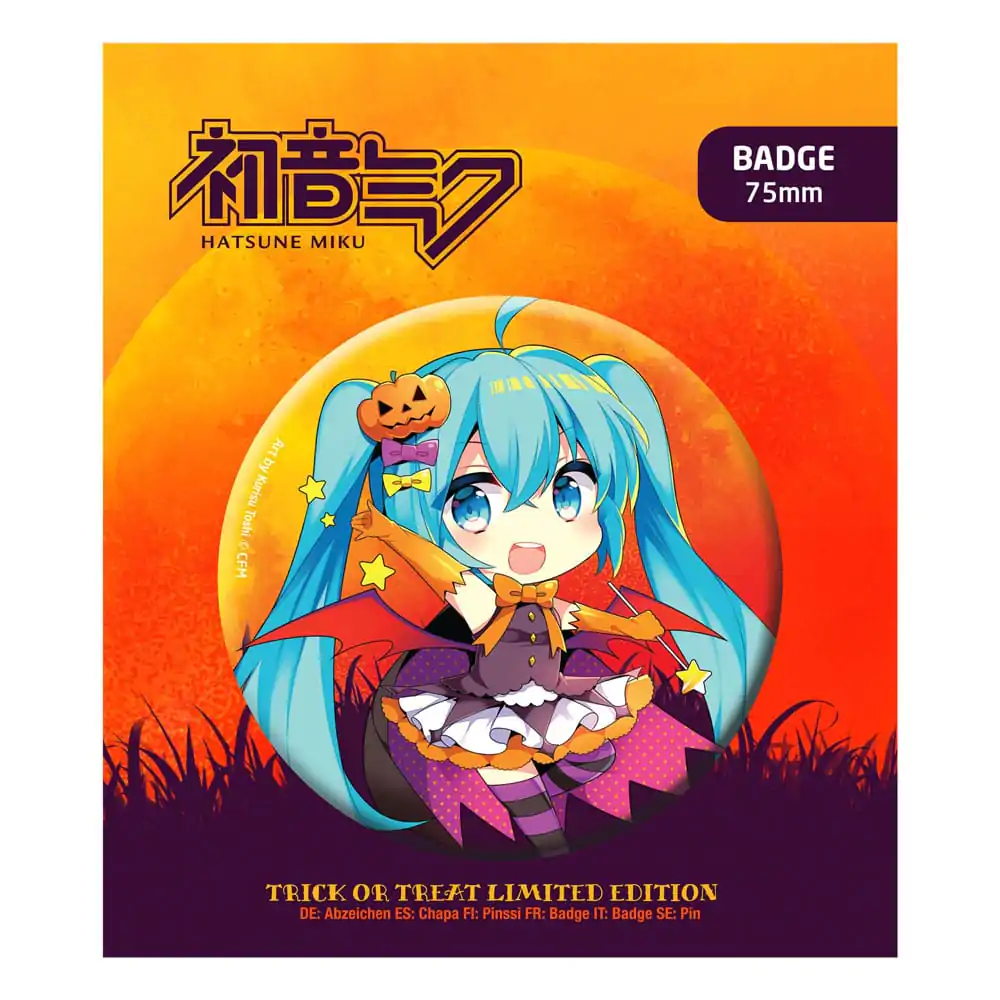 Hatsune Miku Ansteck-Button Halloween Limited Edition Hatsune Miku termékfotó