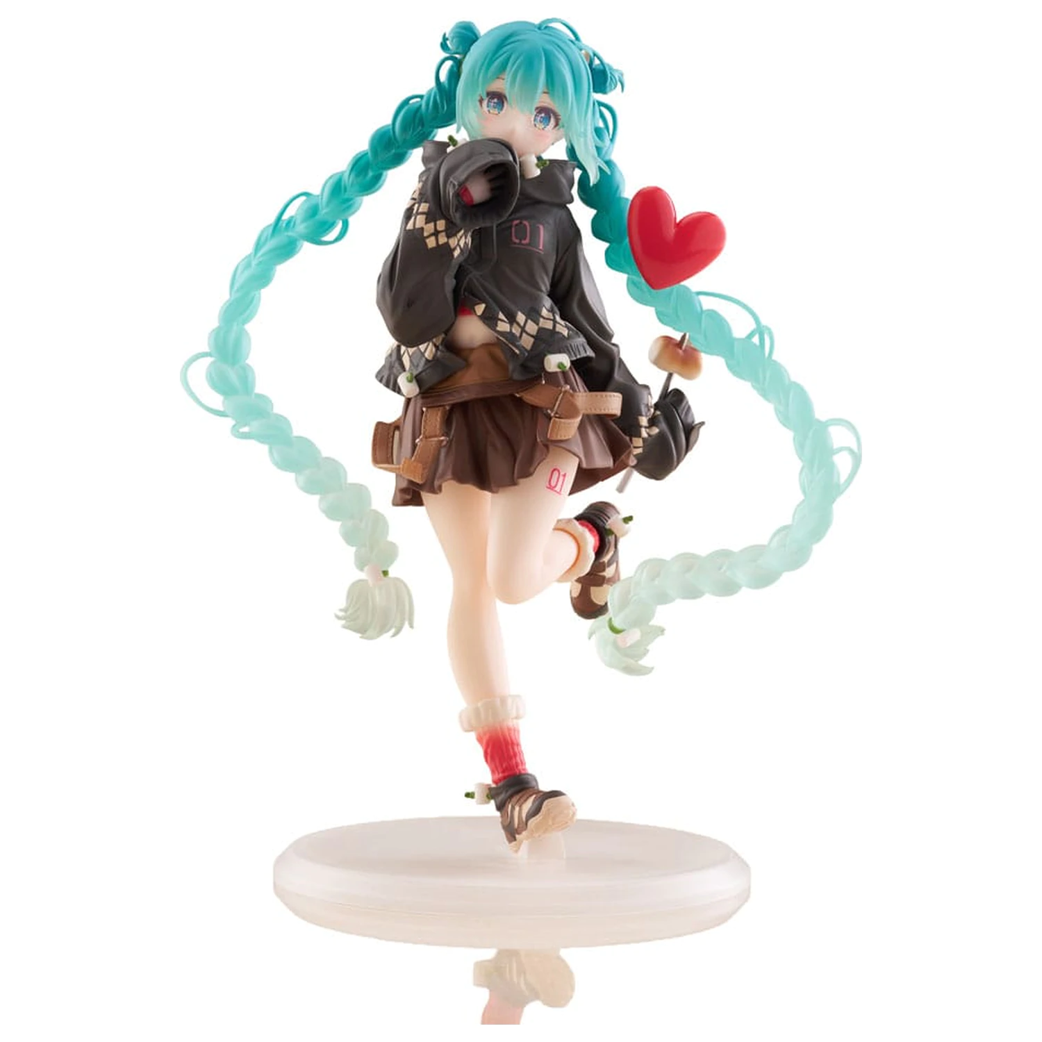 Hatsune Miku Hatsune Fashion Outdoor Spring Ver. PVC szobor figura 18 cm      termékfotó
