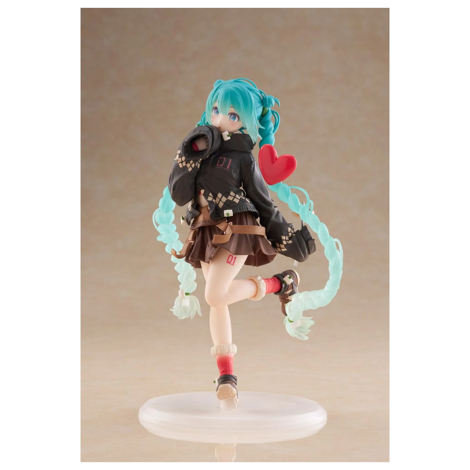 Hatsune Miku Hatsune Fashion Outdoor Spring Ver. PVC szobor figura 18 cm      termékfotó