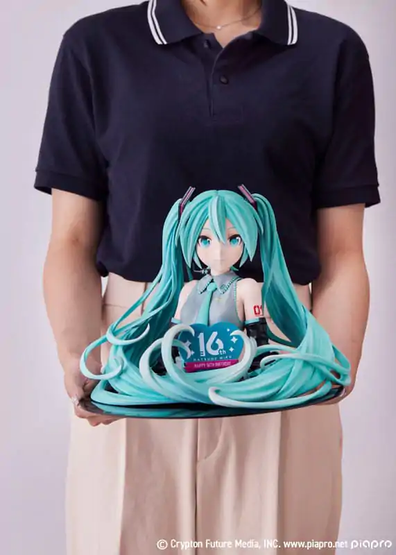 Hatsune Miku Hatsune Miku 16th Anniversary mellszobor figura 25 cm termékfotó