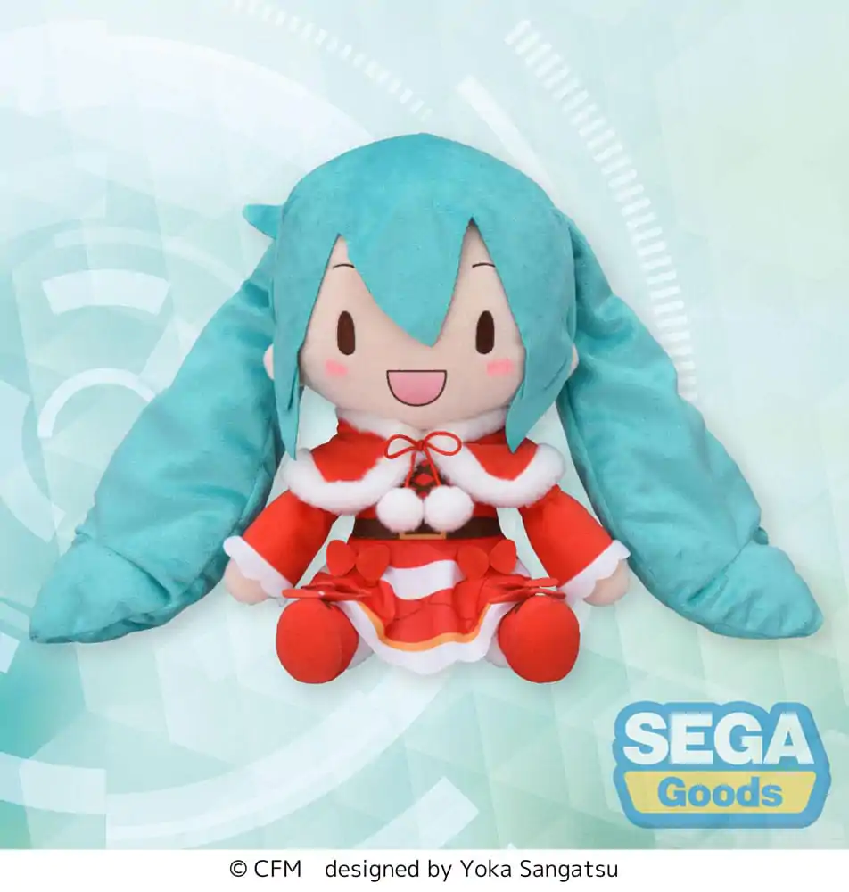 Hatsune Miku Hatsune Miku Christmas 2024 L plüss figura 27 cm termékfotó