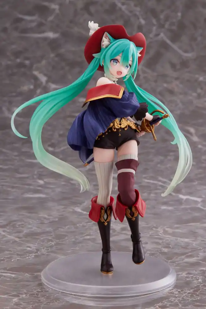 Hatsune Miku Hatsune Miku Wonderland Puss in Boots PVC szobor figura 18 cm  termékfotó