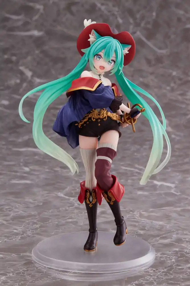Hatsune Miku Hatsune Miku Wonderland Puss in Boots PVC szobor figura 18 cm  termékfotó