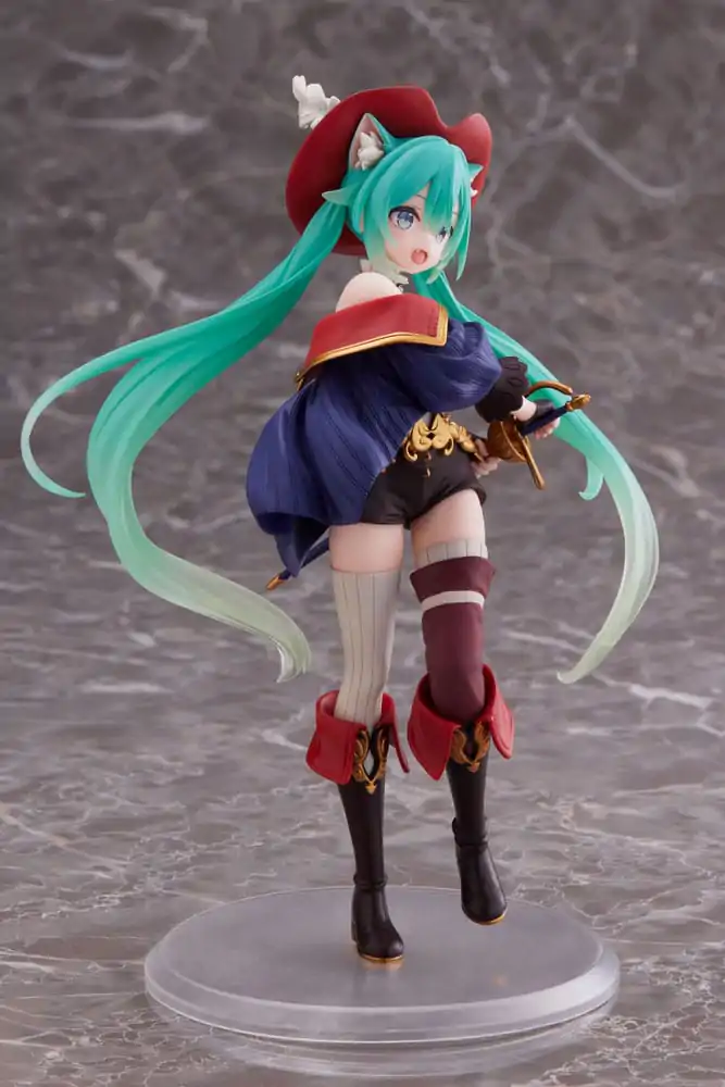 Hatsune Miku Hatsune Miku Wonderland Puss in Boots PVC szobor figura 18 cm  termékfotó