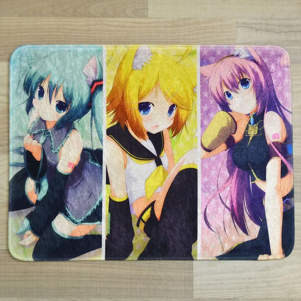 Hatsune Miku, Kagamine Rin &amp; Megurine Luka Neko Cosplay szőnyeg 45 x 60 cm termékfotó