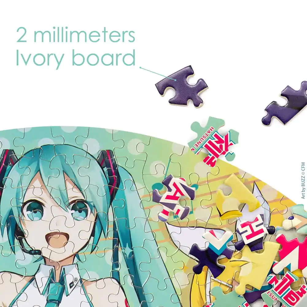 Hatsune Miku kör alakú puzzle 500 darab termékfotó