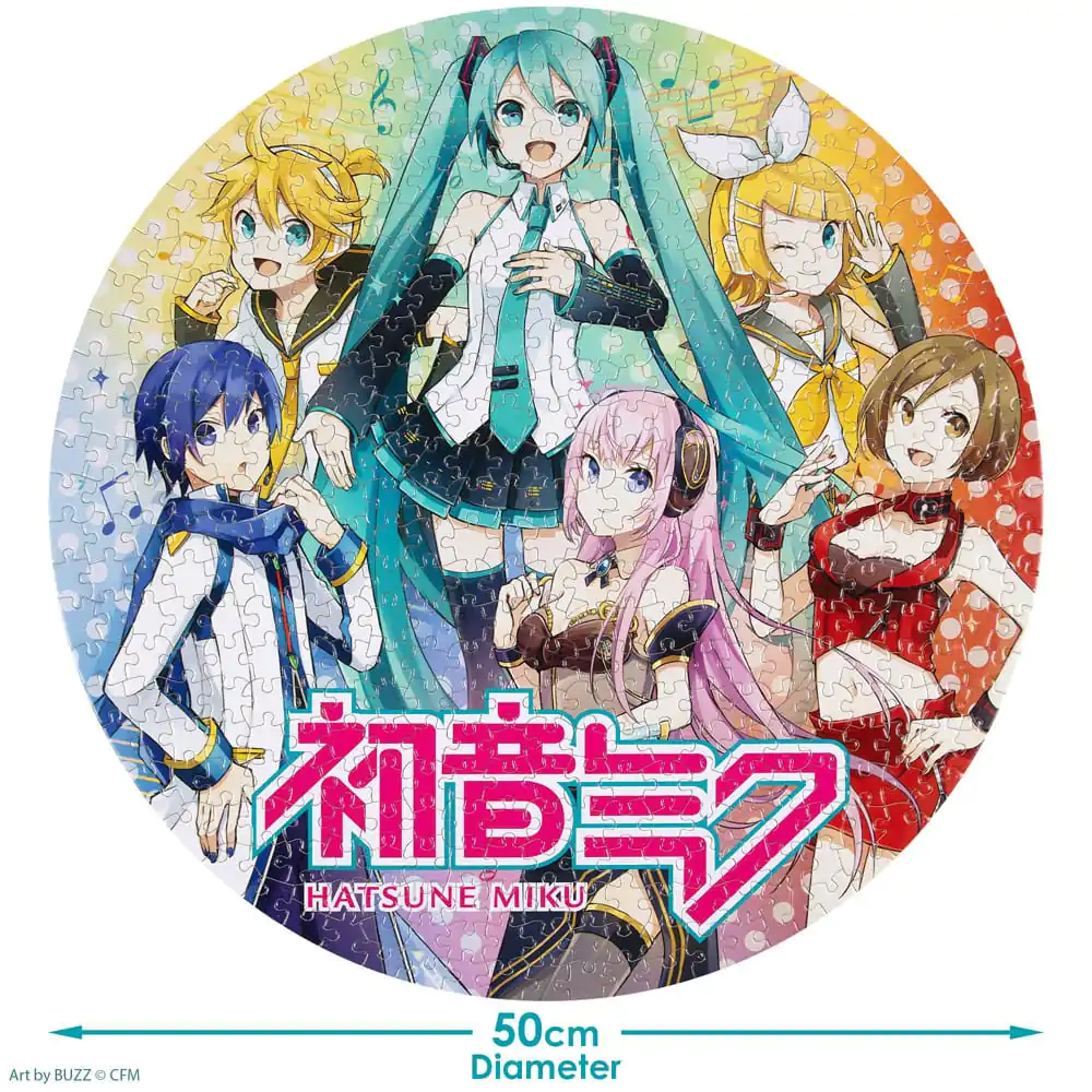 Hatsune Miku kör alakú puzzle 500 darab termékfotó